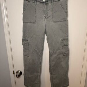 Abercrombie Kids Gray Cargo Jeans